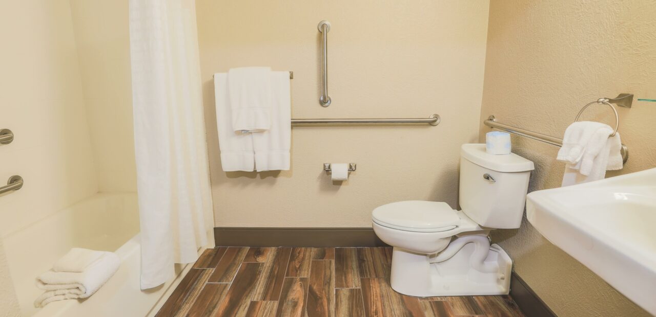 Bathroom View of Toilet and Shower