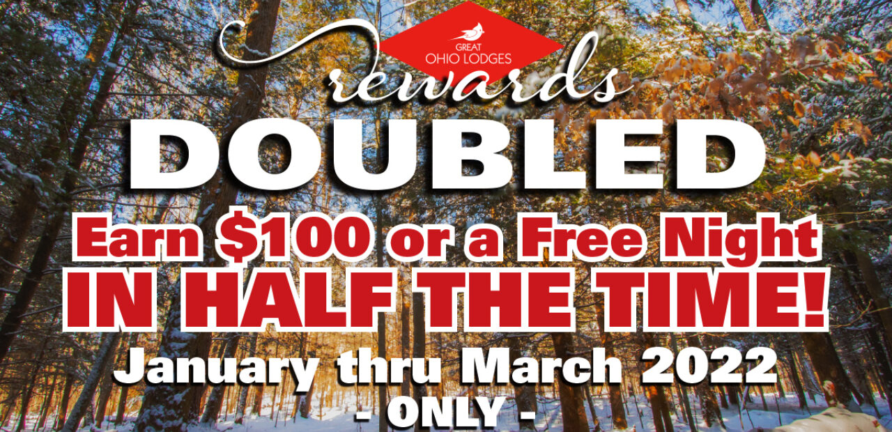 Rewards doubled January thru March 2022